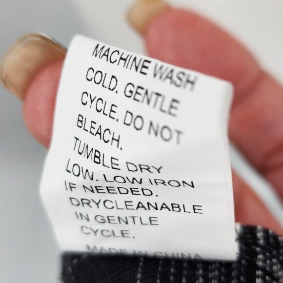 SHEIN Twist Knot Oversized Long Sleeve Plaid Button Front Shirt XS NWT - Picture 9 of 11